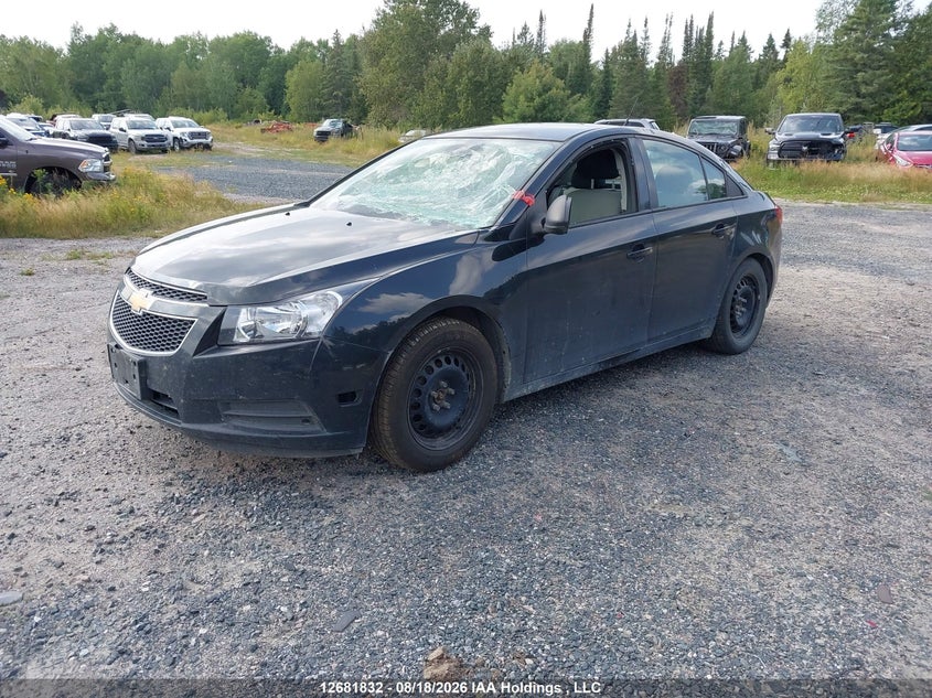 2013 Chevrolet Cruze Ls, Правый зад, IAAI, VIN 1G1PL5SH7D7293598 — фото 2
