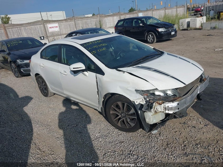 Vin: 2hgfb2f51fh052150, lot: 3086004, honda civic ex 2015 img_1