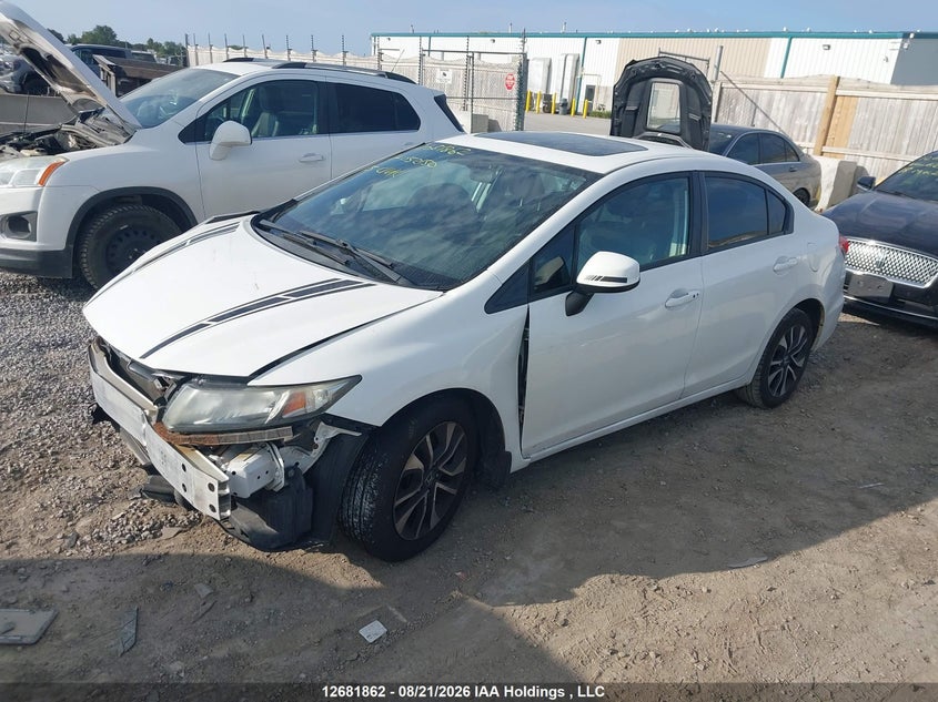 Vin: 2hgfb2f51fh052150, lot: 3086004, honda civic ex 20152