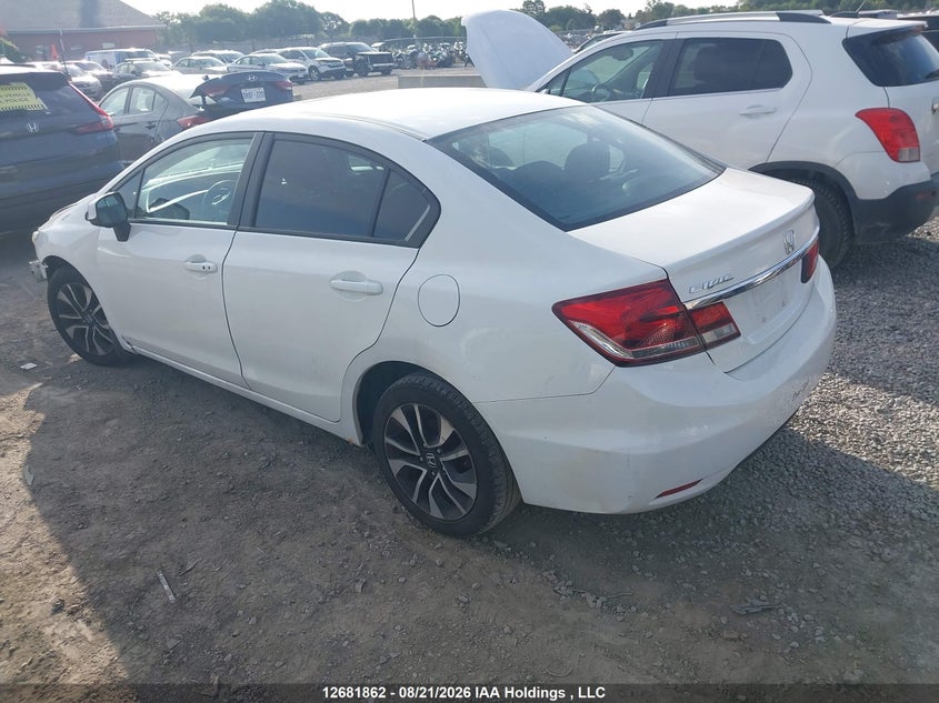 Vin: 2hgfb2f51fh052150, lot: 3086004, honda civic ex 20153