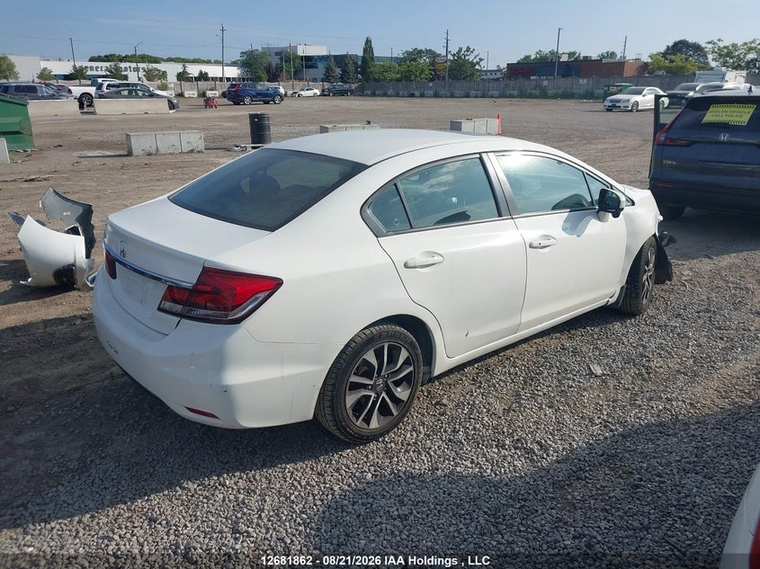 Vin: 2hgfb2f51fh052150, lot: 3086004, honda civic ex 20154