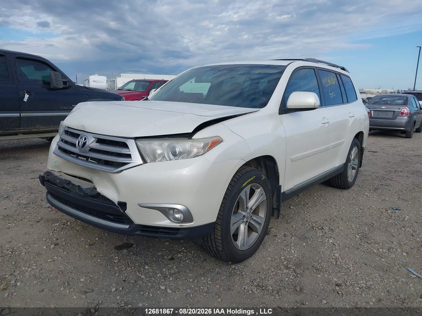 2012 Toyota Highlander, Удар спереди, IAAI, VIN 5TDBK3EH4CS142890 — фото 2