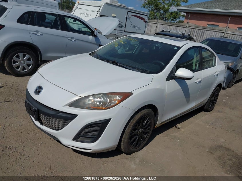 Vin: jm1bl1vf0b1407106, lot: 3086015, mazda mazda3 20112