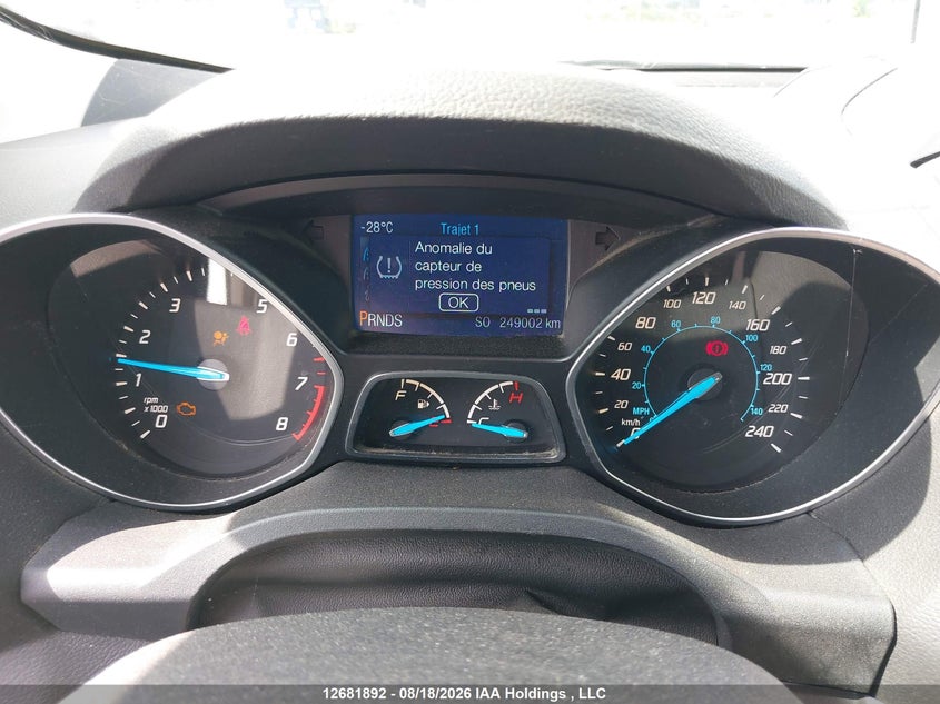 2014 FORD ESCAPE SPORT UTILITY VEHICLE 2.0L I4 FI DOHC 16V NF4