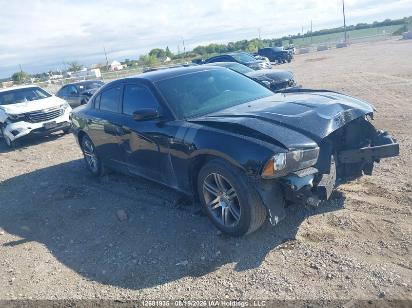 2014 Dodge Charger Sxt, Front, IAAI, VIN 2C3CDXHG2EH173635
