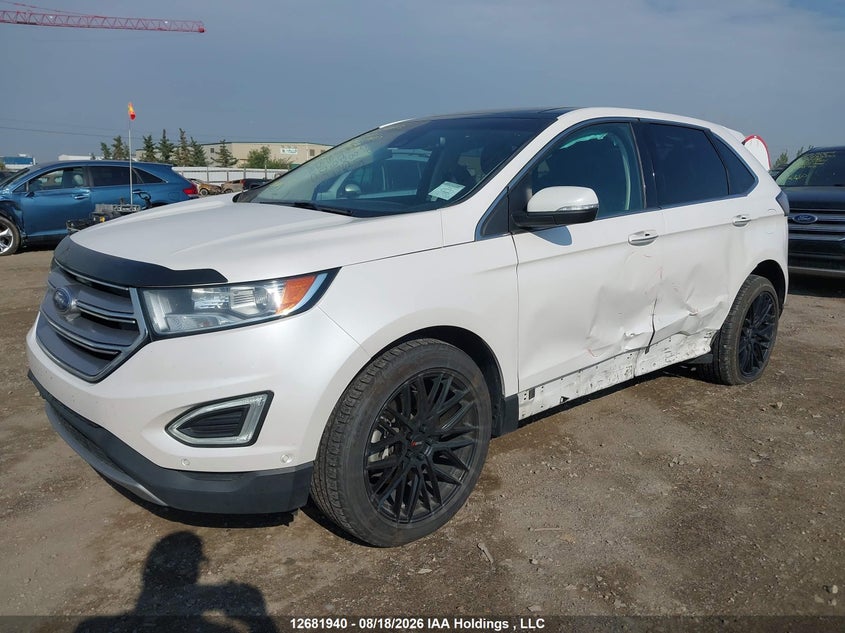Vin: 2fmpk4k99jbb92199, lot: 3086082, ford edge titanium 20182