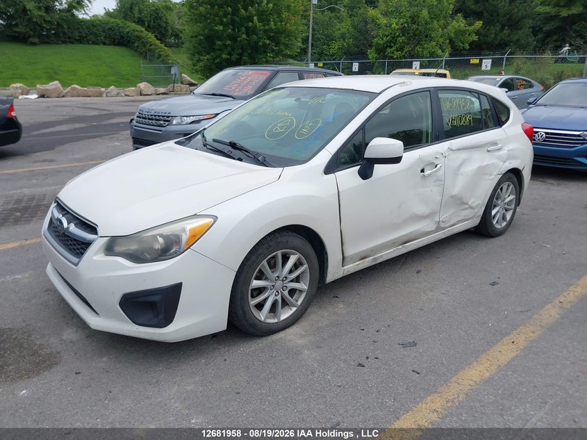 2014 Subaru Impreza, Left Side, IAAI, VIN JF1GPAC66E8210889 — photo 2