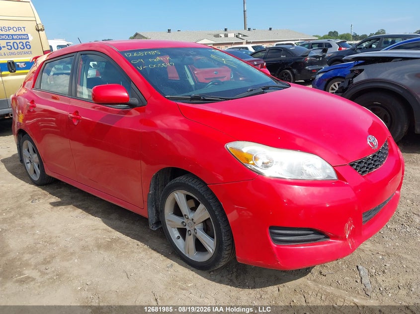 2009 Toyota Matrix Xr, Левый бок, IAAI, VIN 2T1KE40E39C005547