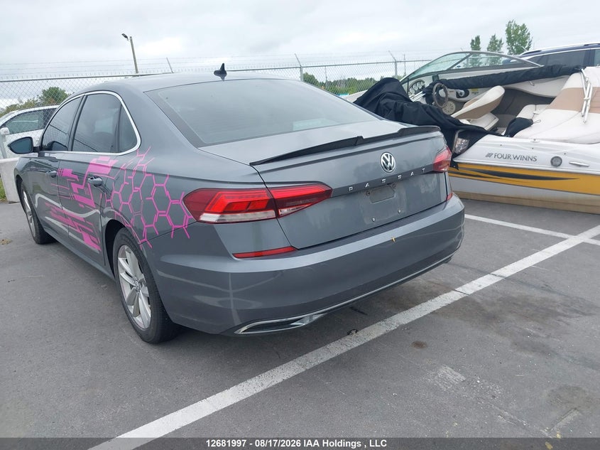 Vin: 1vwba7a31mc007936, lot: 3086145, volkswagen passat highline 20213