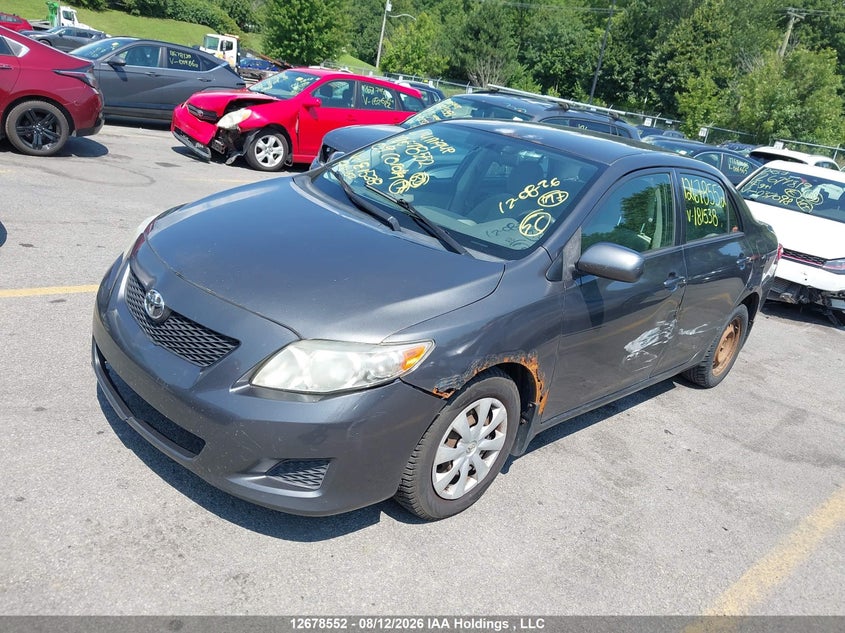 2009 Toyota Corolla, Левый бок, IAAI, VIN 2T1BU40E09C181538 — фото 2