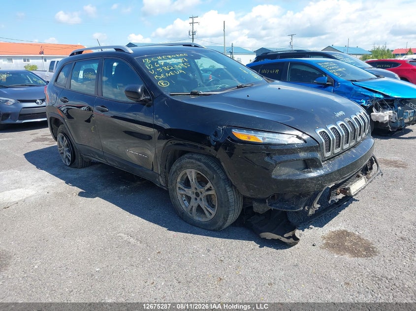 2018 Jeep Cherokee Sport, Удар спереди, IAAI, VIN 1C4PJMAX8JD582485