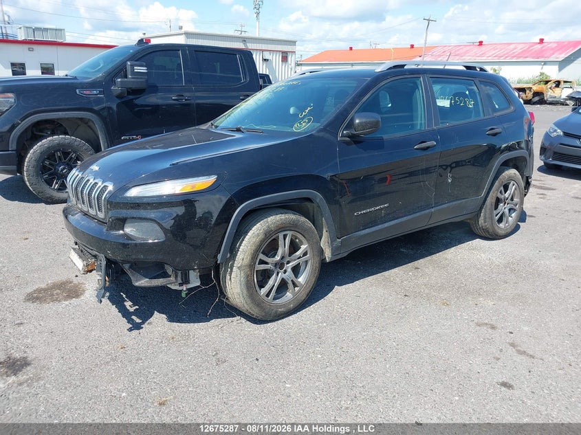 2018 Jeep Cherokee, Удар спереди, IAAI, VIN 1C4PJMAX8JD582485 — фото 2