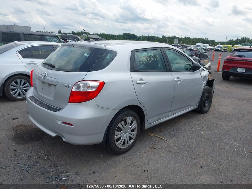 Vin: 2t1ku4ee5bc592321, lot: 3086193, toyota matrix 20114