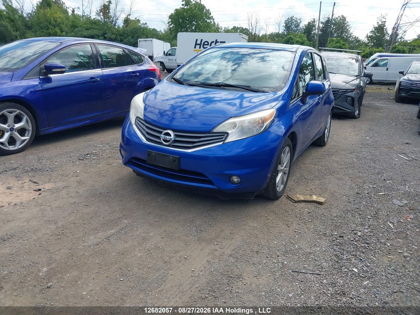 2014 Nissan Versa, Правый бок, IAAI, VIN 3N1CE2CP0EL357906 — фото 2