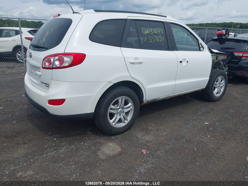 Vin: 5nmsgdag5ah359854, lot: 3086243, hyundai santa fe 20104