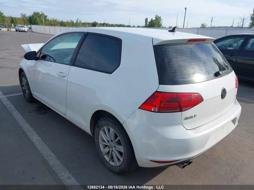 Vin: 3vw817au0hm031880, lot: 3086299, volkswagen golf trendline 20173