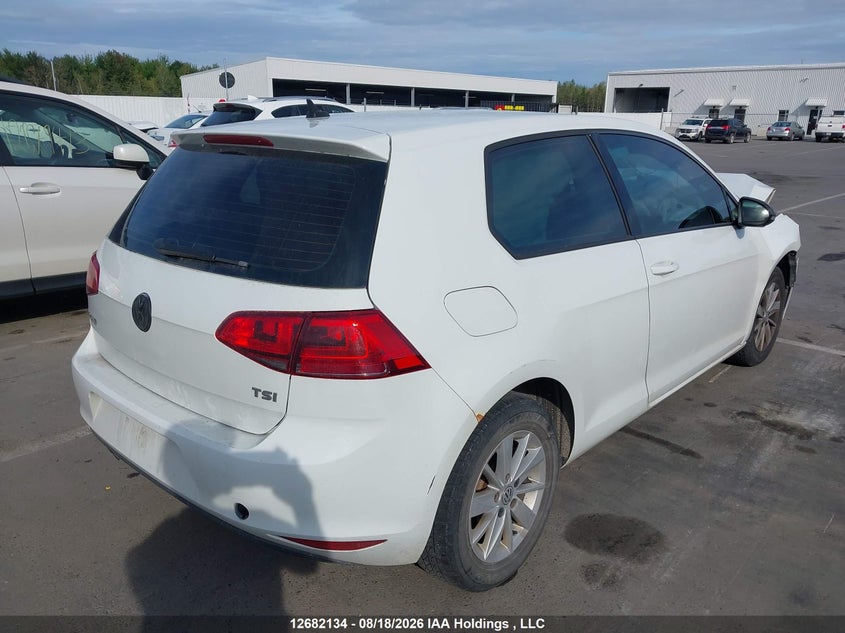 Vin: 3vw817au0hm031880, lot: 3086299, volkswagen golf trendline 20174
