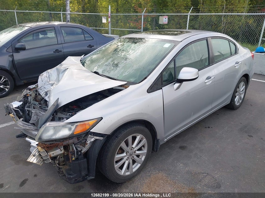 Vin: 2hgfb2f90ch023477, lot: 3086364, honda civic exl 20122