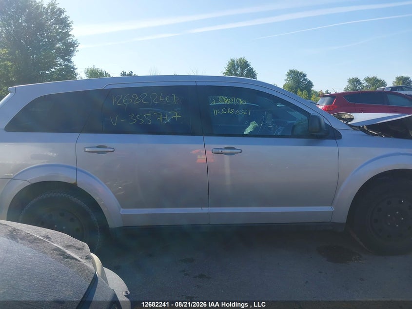 2012 DODGE JOURNEY SPORT UTILITY VEHICLE 2.4L I4 FI DOHC 16V NF4