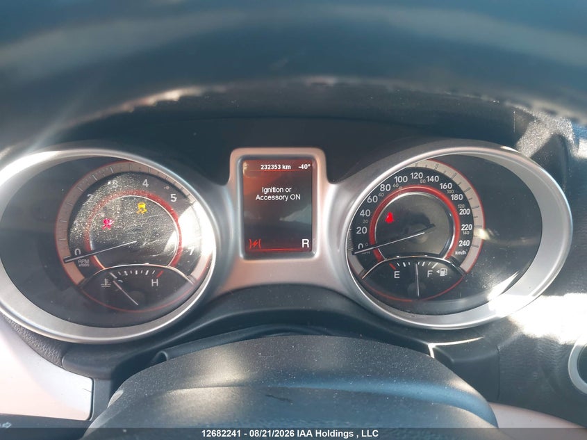 2012 DODGE JOURNEY SPORT UTILITY VEHICLE 2.4L I4 FI DOHC 16V NF4