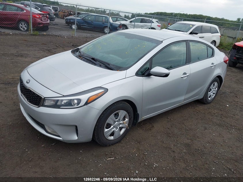2017 Kia Forte, Rear, IAAI, VIN 3KPFL4A75HE033373 — photo 2