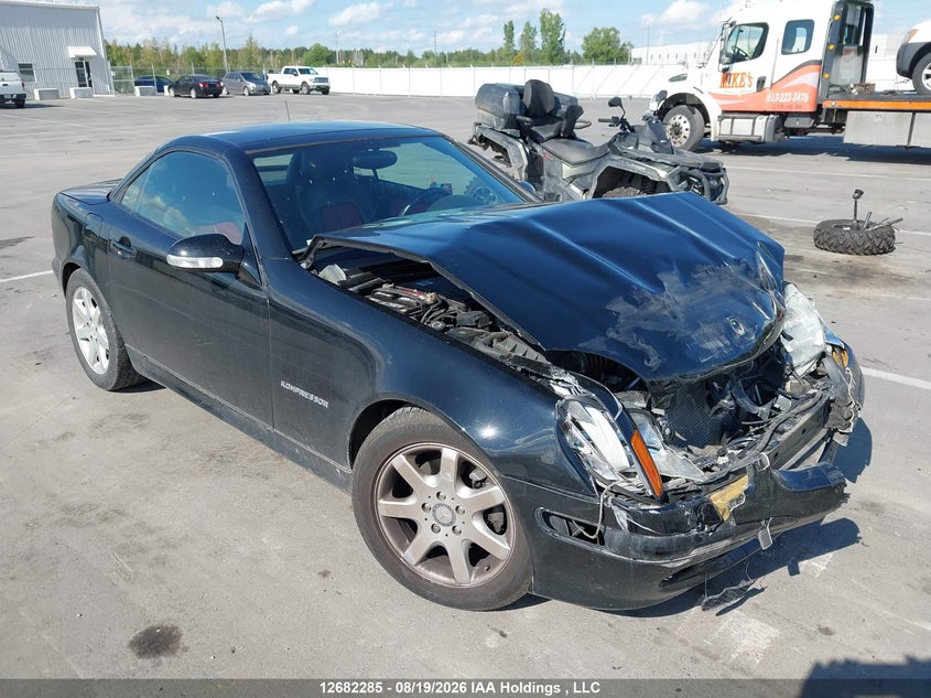 2001 Mercedes-Benz Slk 230, Удар спереди, IAAI, VIN WDBKK49FX1F173491