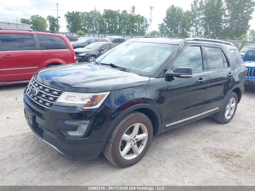 2017 Ford Explorer, Правый бок, IAAI, VIN 1FM5K8D81HGB34223 — фото 2