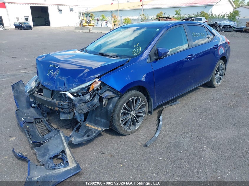 2016 Toyota Corolla, Удар спереди, IAAI, VIN 2T1BURHE8GC515345 — фото 2