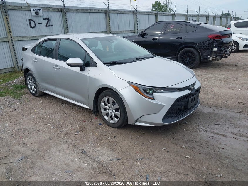 2022 Toyota Corolla Le/Xle, Rear, IAAI, VIN 5YFBPMBE6NP341811