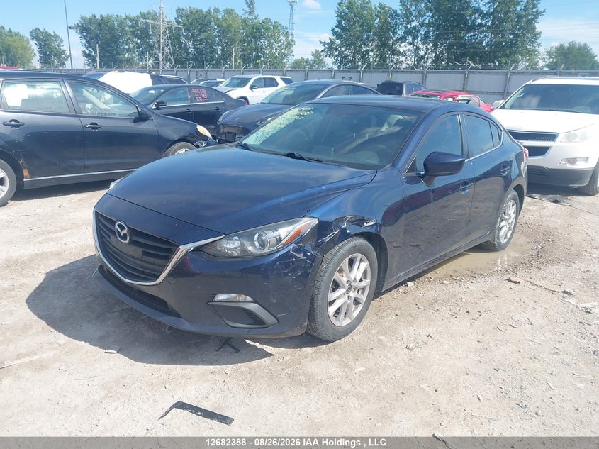 2015 Mazda 3, Левый бок, IAAI, VIN 3MZBM1V7XFM181359 — фото 2