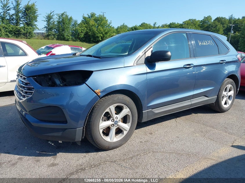 2019 Ford Edge Se, Front, IAAI, VIN 2FMPK4G99KBB57866 — photo 2