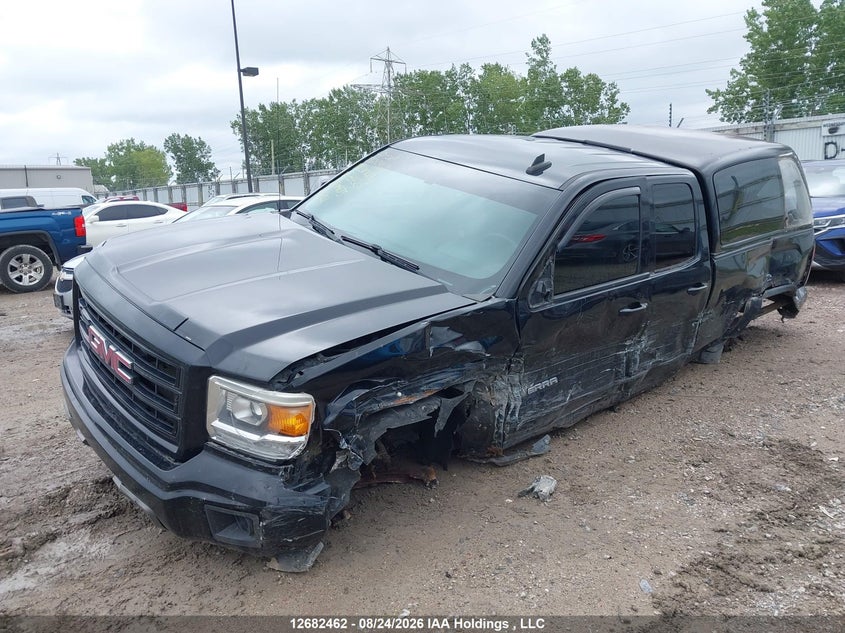2015 GMC Sierra, Левый бок, IAAI, VIN 1GTV2TEC4FZ334329 — фото 2