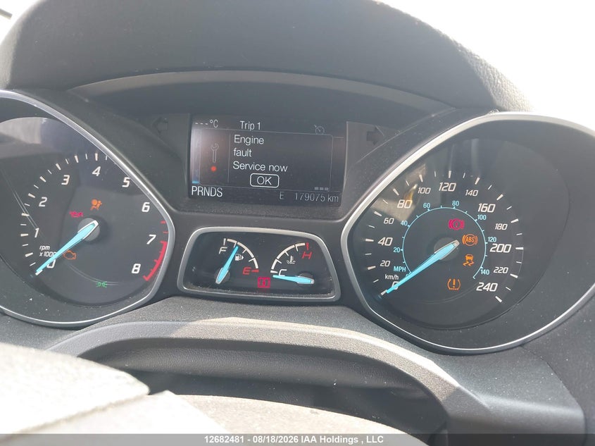 2014 FORD ESCAPE SPORT UTILITY VEHICLE 1.6L I-4 DI, DOHC, VVT, TURBO, 173HP