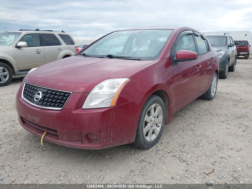 2008 Nissan Sentra 2.0/2.0S/2.0Sl, Hail, IAAI, VIN 3N1AB61E78L733109 — photo 2