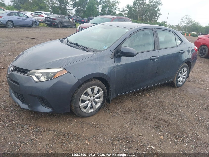 2014 Toyota Corolla, Front, IAAI, VIN 2T1BURHEXEC162037 — photo 2