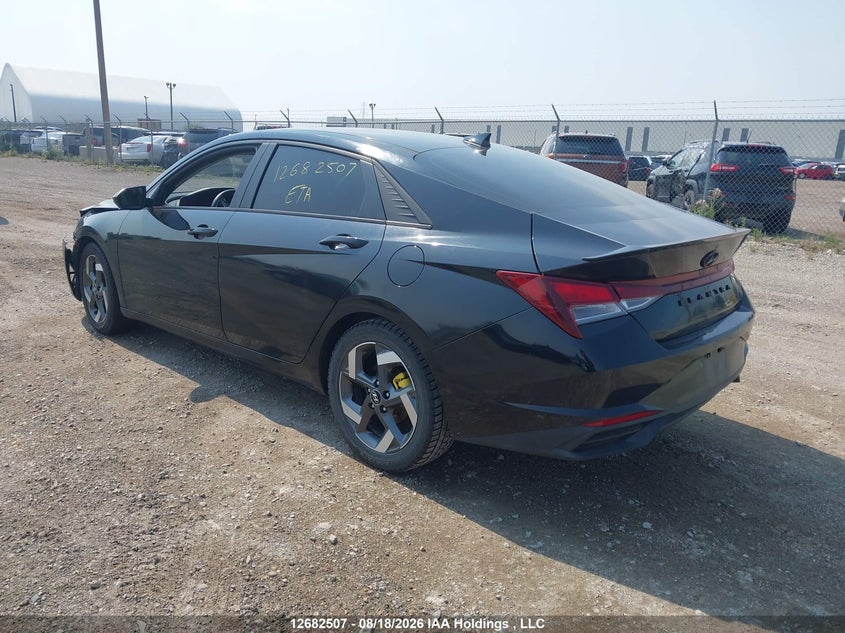 Vin: kmhlm4ag0mu134585, lot: 3086698, hyundai elantra preferred ivt 20213