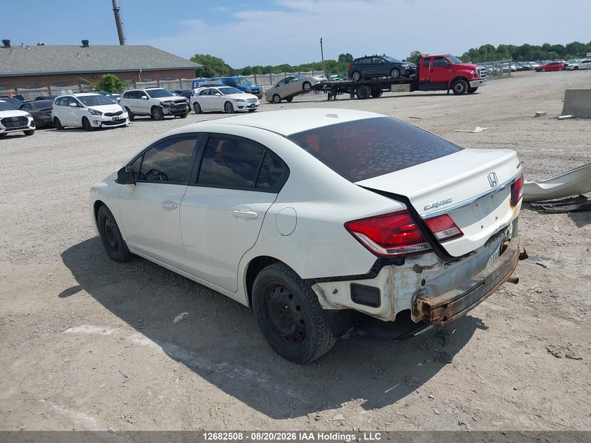 Vin: 2hgfb2f73dh105932, lot: 3086699, honda civic touring 20133