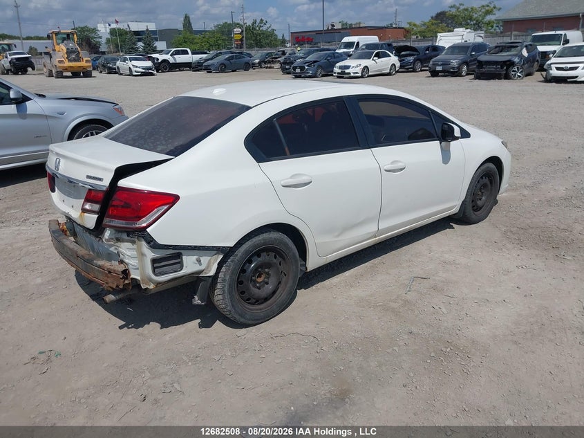 Vin: 2hgfb2f73dh105932, lot: 3086699, honda civic touring 20134