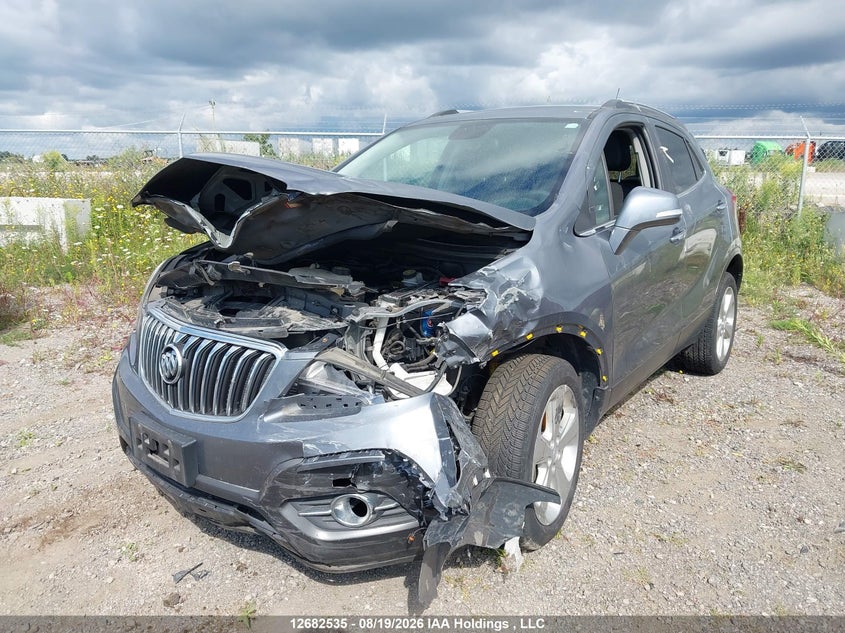 Vin: kl4cjesb2fb051786, lot: 3086726, buick encore 20152