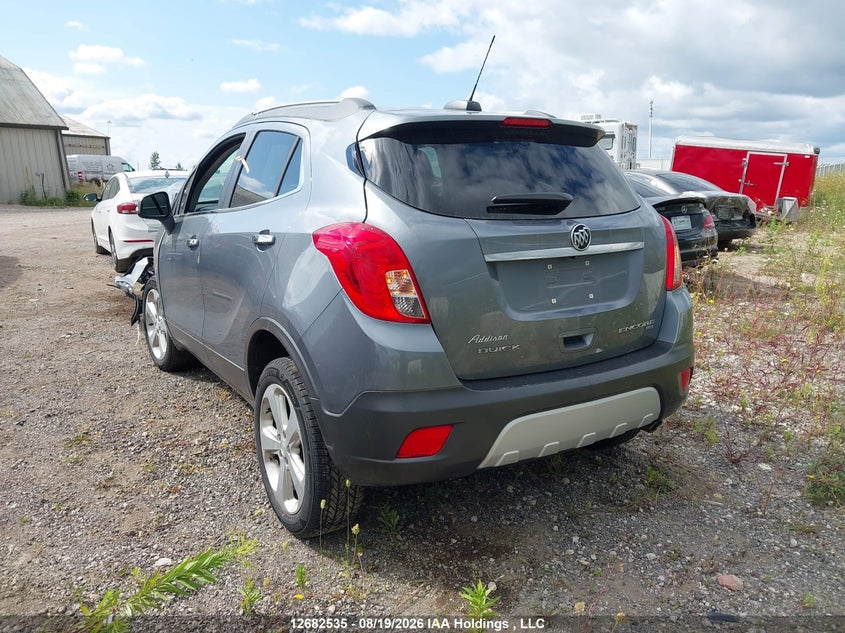 Vin: kl4cjesb2fb051786, lot: 3086726, buick encore 20153