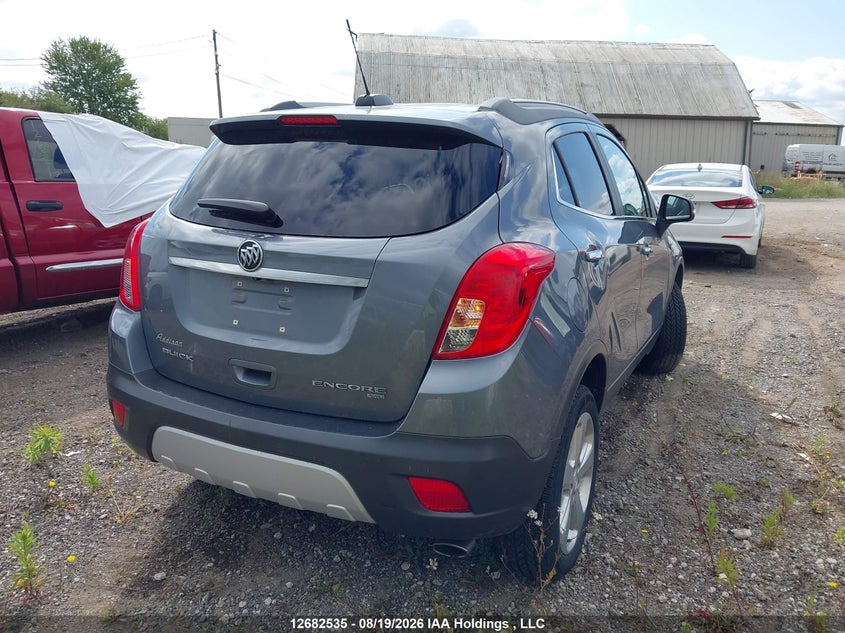 Vin: kl4cjesb2fb051786, lot: 3086726, buick encore 20154