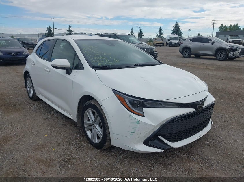 Vin: jtnk4rbexk3055434, lot: 3086756, toyota corolla se/xse 20191