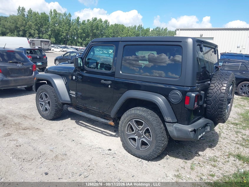 Vin: 1c4gjxag4kw597959, lot: 3086768, jeep wrangler sport 20193