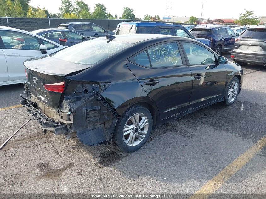 Vin: kmhd84lf3lu979880, lot: 3086813, hyundai elantra preferred auto ivt 20204