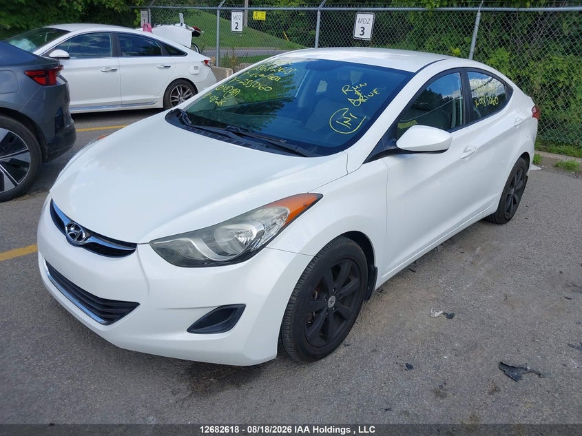 2013 Hyundai Elantra, Удар спереди, IAAI, VIN 5NPDH4AE9DH285060 — фото 2