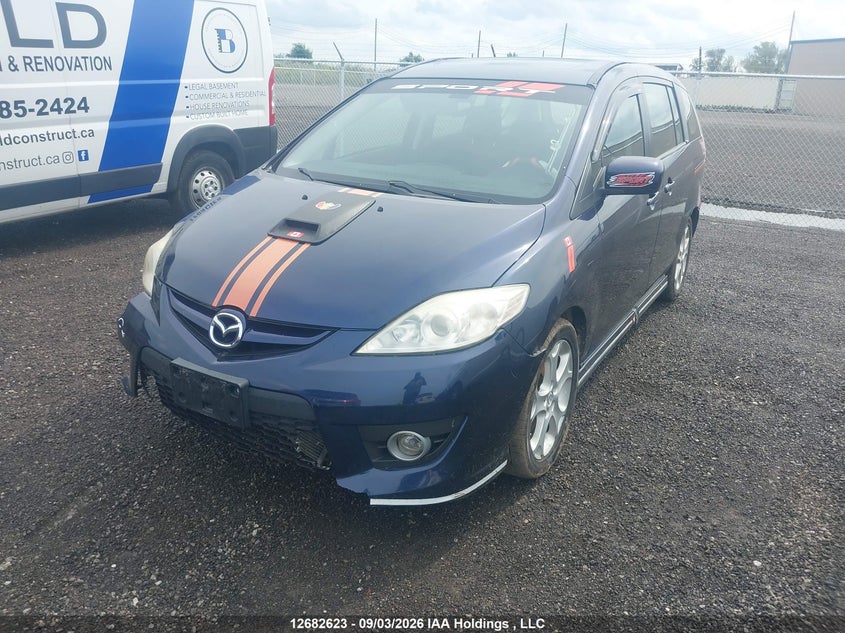 2010 Mazda 5, Front, IAAI, VIN JM1CR2W36A0380205 — photo 2