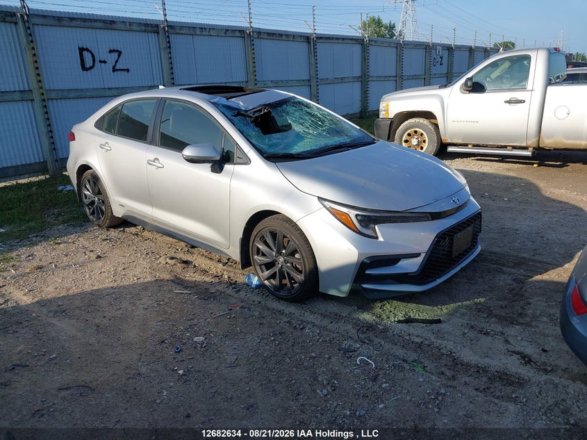 Vin: jtdbdmhe0rj005727, lot: 3086840, toyota corolla hybrid xse 2024 img_1