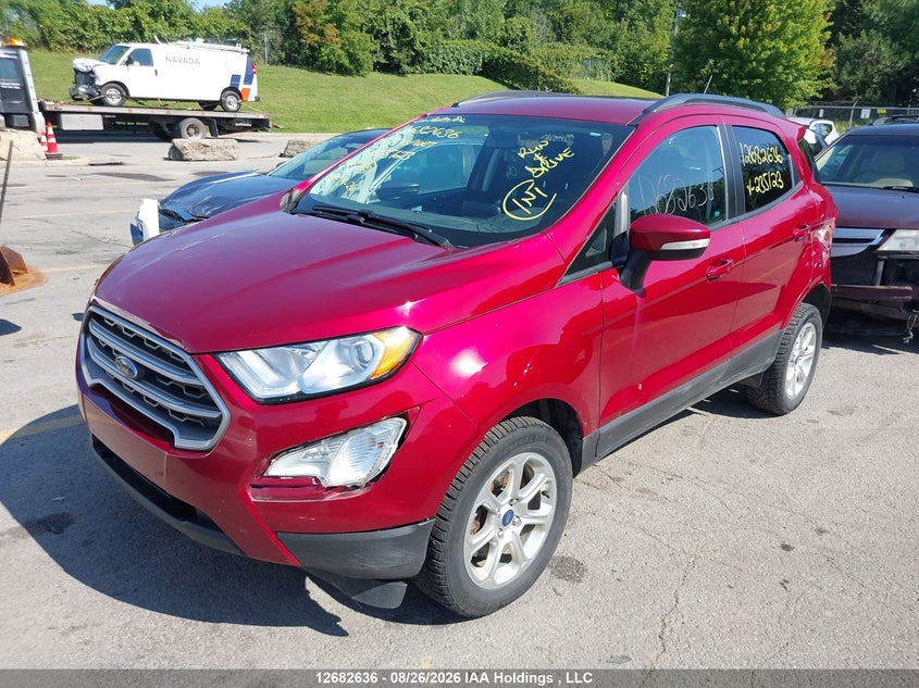 2018 Ford Ecosport Se, Удар спереди, IAAI, VIN MAJ6P1UL8JC235123 — фото 2