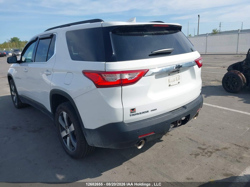 Vin: 1gnevhkw8kj109270, lot: 3086861, chevrolet traverse lt 20193