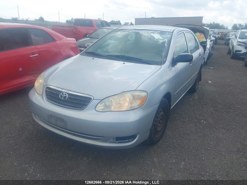 2005 Toyota Corolla, Rear, IAAI, VIN 2T1BR32E25C896002 — photo 2